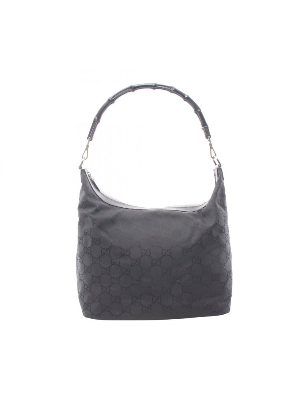 Gucci Black Bamboo Shoulder Bag